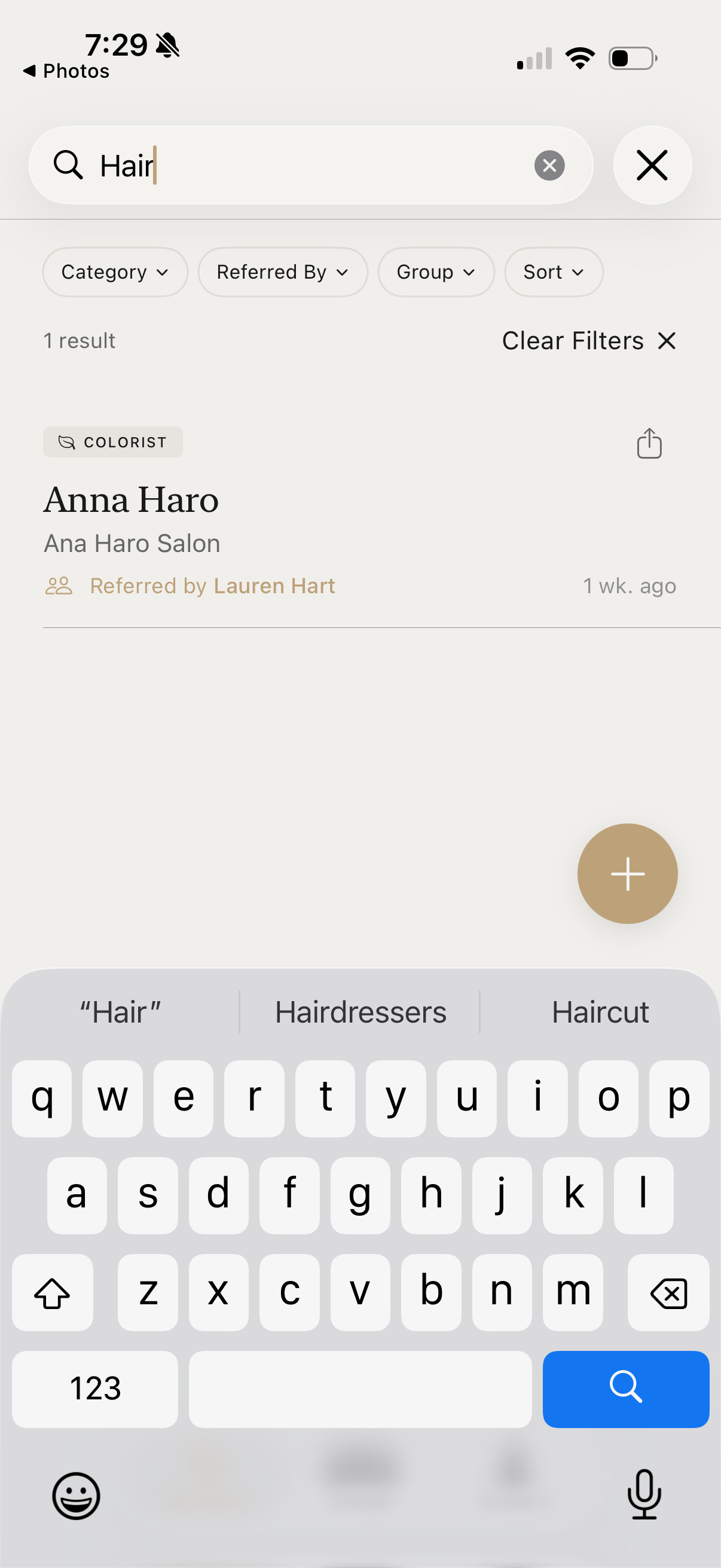 GemBook search for referrals
